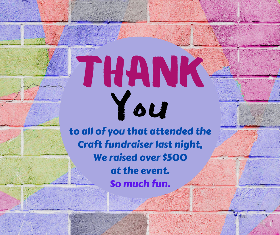 Craft Fundraiser ty